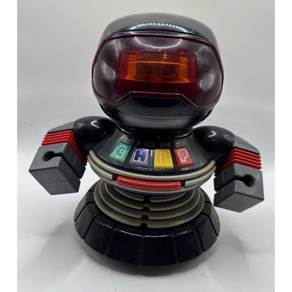 Vintage 1994 Micro Chip 8 inch Robot, Battery Operated